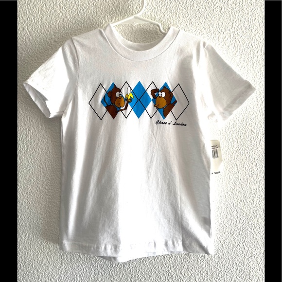 CHASE N’ LONDON blue monkey t-shirt - various - Picture 4 of 4